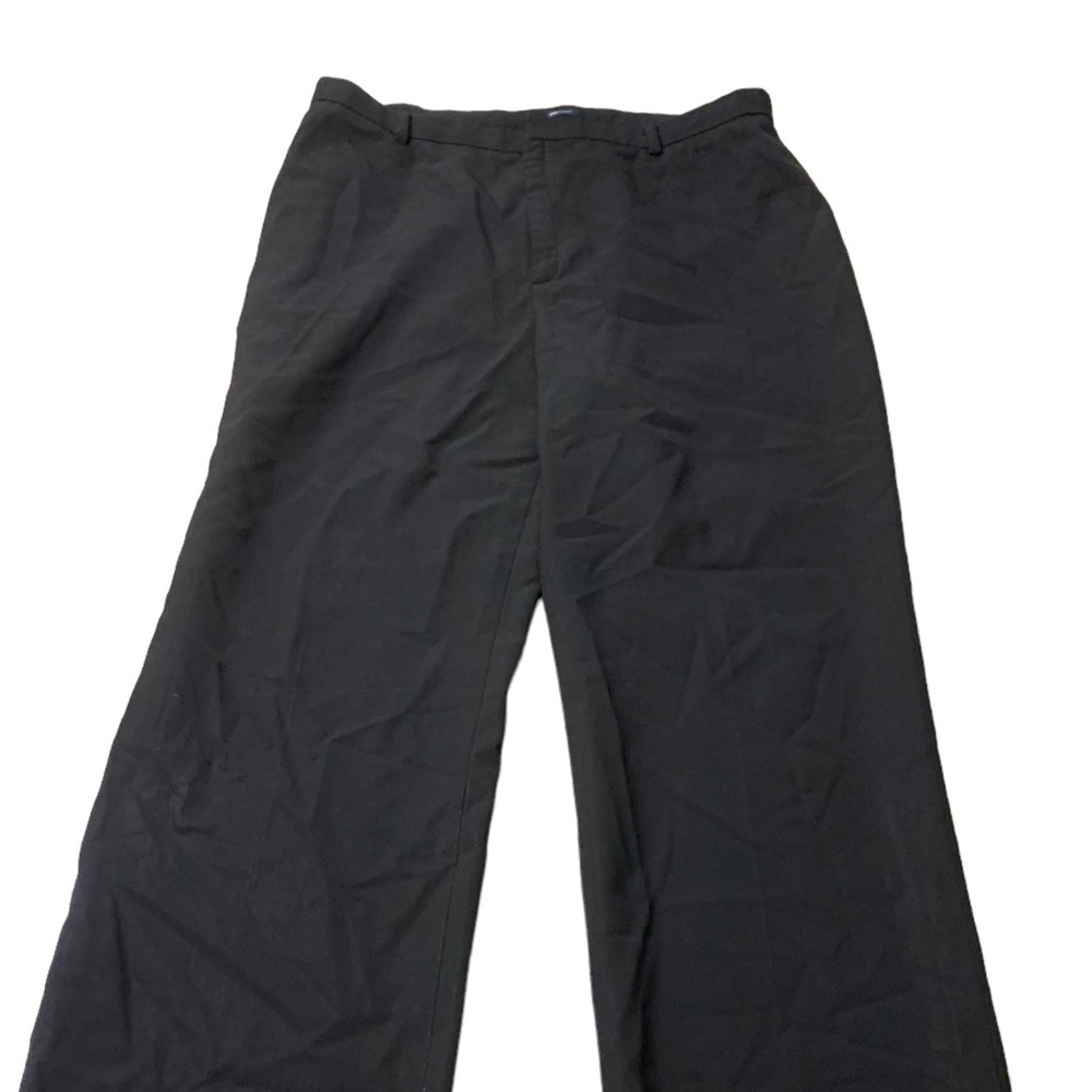 GAP Stretch | Black Trouser Pants Size 12A Wide Leg - Picture 2 of 8